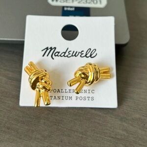 Madewell Gold Stud Earrings